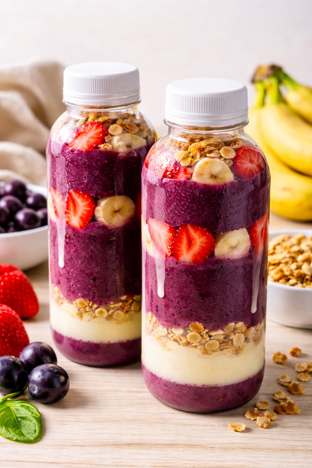 Açaí na garrafa artesanal para venda